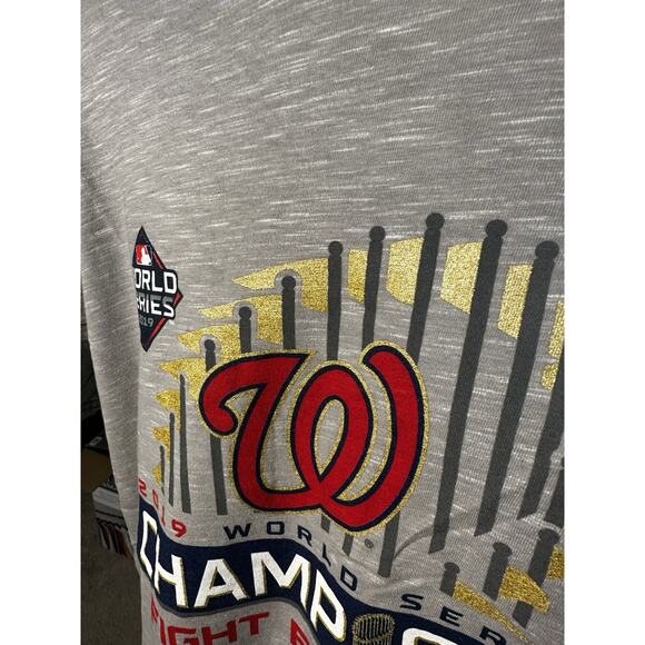 Washington Nationals 2019 World Series Champions XL T-Shirt - Picture 3 of 5